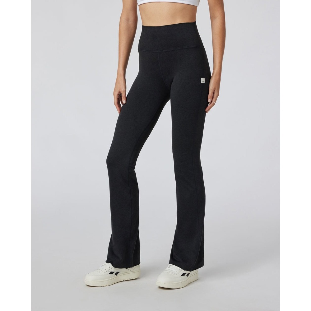 Vuori Halo Slim Flare Pants Women's Medium Black Heather